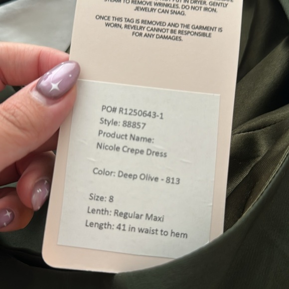 Revelry Nicole Crepe Bridesmaid Dress - Picture 3 of 4